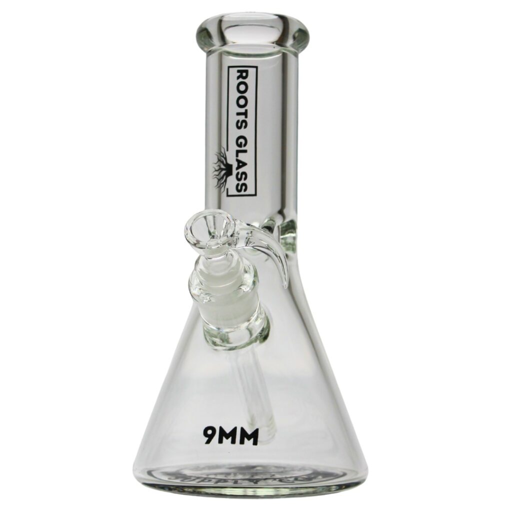 Roots Glass 10" 9mm Beaker Wholesale