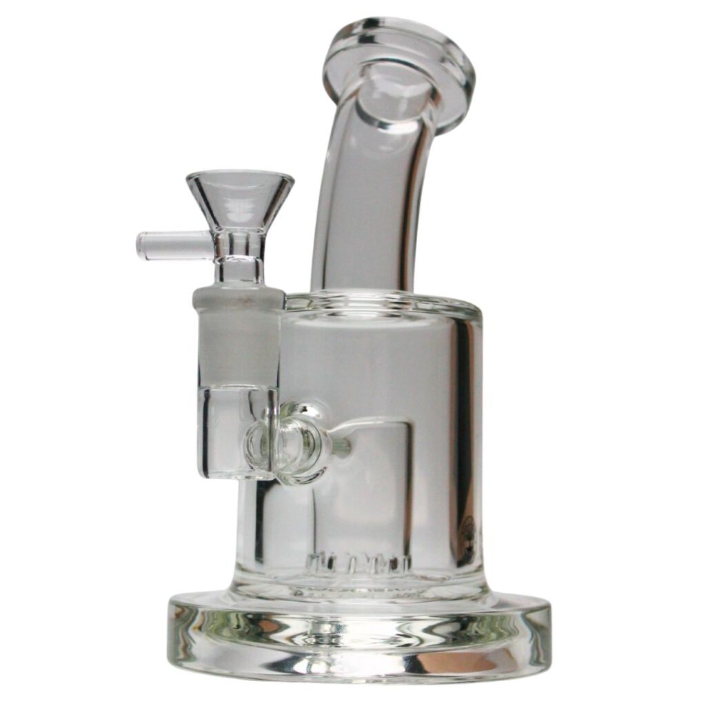 6" THICK Mini Circ Perc Dab Rig