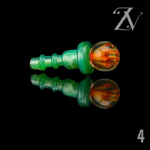 IRIDESCENT GLASS: MILLIE IMPLOSION PUFFCO PEAK PRO 3DXL JOYSTICK CAP