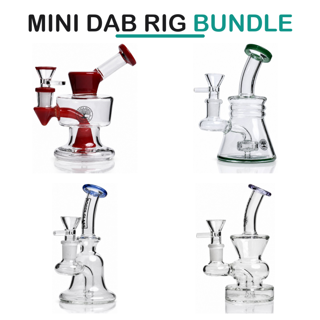 Mini Dab Rig Bundle - Jammer, Riptide, Empress and Volcano mini dab rigs
