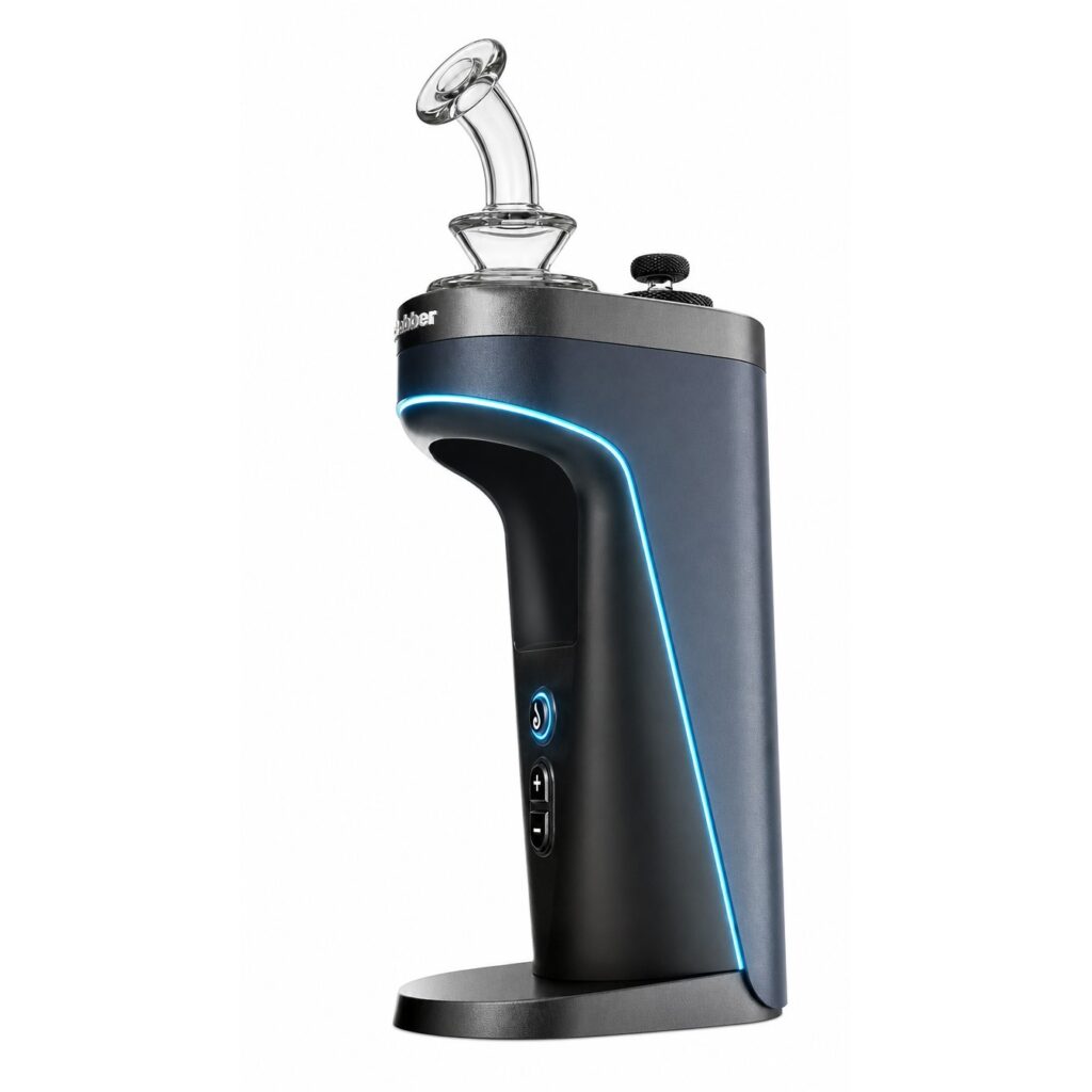 Dr. Dabber Switch Dry Attachment mounted on the Dr. Dabber Switch e-rig device