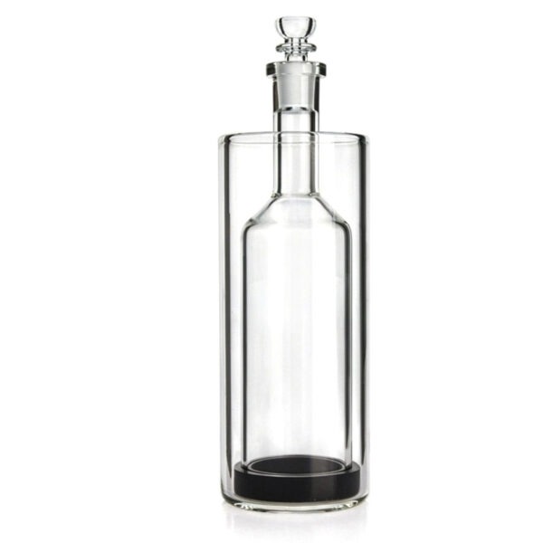 Roots Glass 10" Glass on Glass Gravity Bong, front view
